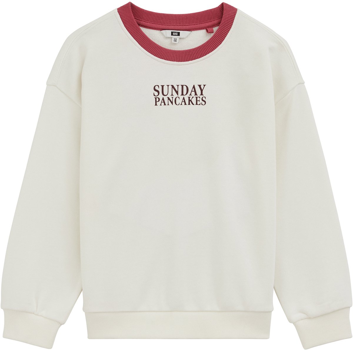 WE Fashion Meisjes oversized sweater met print