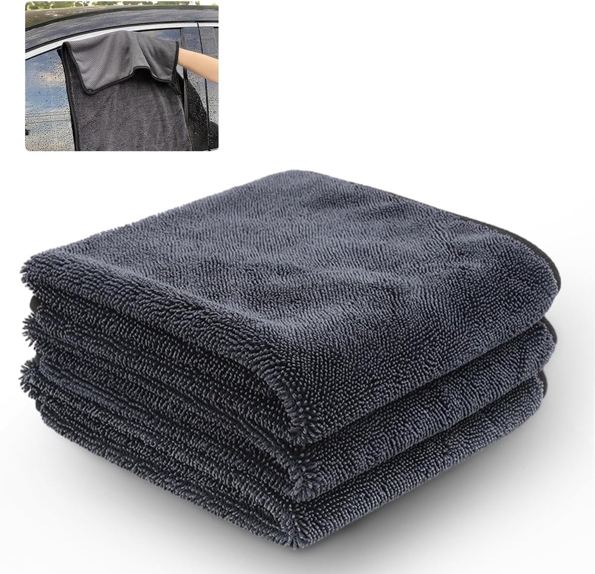 Extra Absorbente Microvezel Douchehanddoek XXL, Ideaal voor Douchecabine, Thuis en Auto (4