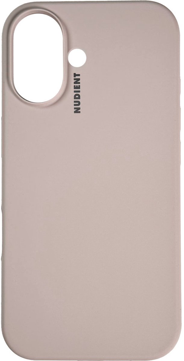 Nudient Base Case geschikt voor iPhone 16 Stone - Beige
