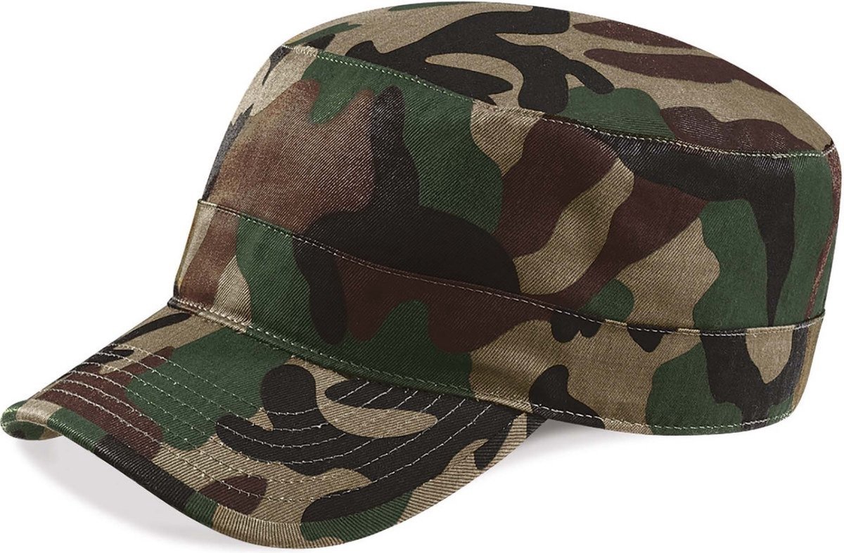 New Age Devi - Camouflage Army Cap - Verstelbaar en One Size - Jungle Camo