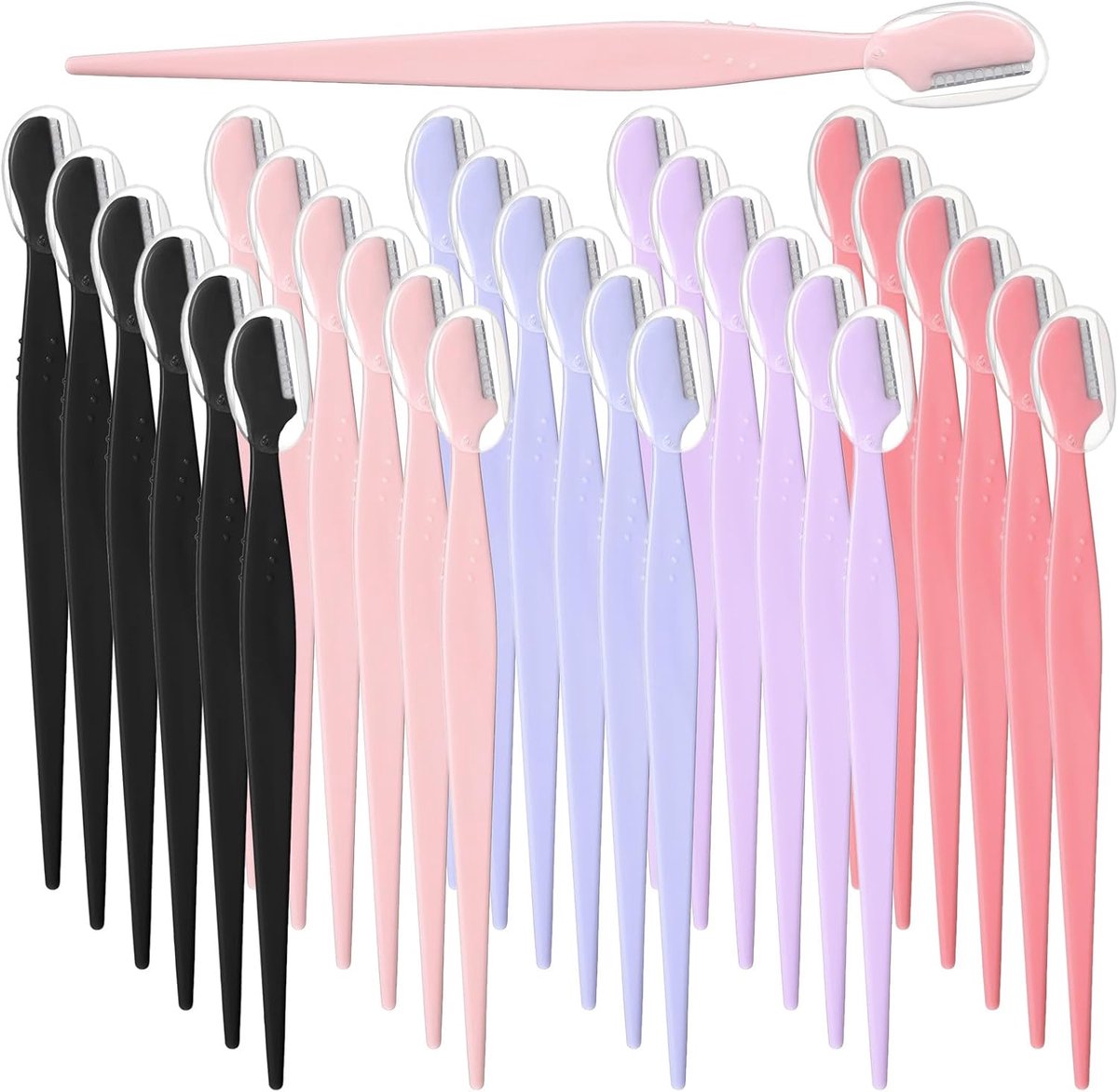 Thijox - 30 Stuks Wenkbrauwscheerapparaten voor Heren en Dames - Draagbare Gezichtsscheerapparaten - Dermaplaning Tool voor Gezicht, Lichaam en Wenkbr