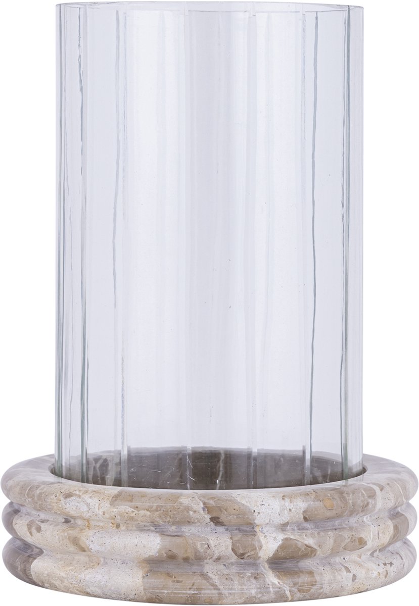 PTMD Jolee Clear Marble Stormlight Carved Glass Round S