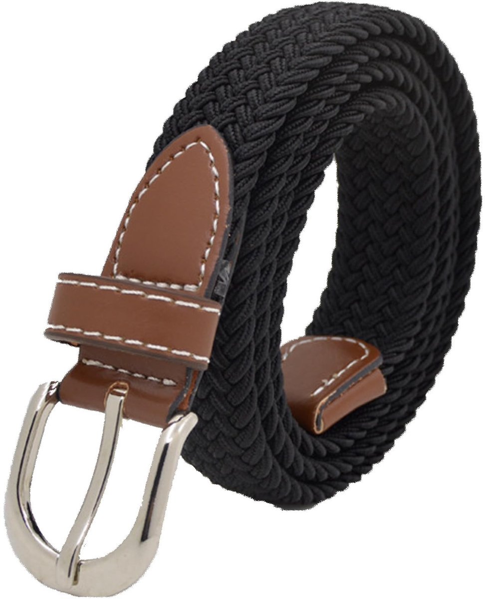 Dailygoods- Elastiek Duurzaam - Riem Zonder Gesp - Jeans-elastische Tailleband - Geschikt voor Jongens/Meisjes - 95cm - Premium Glad Gesp