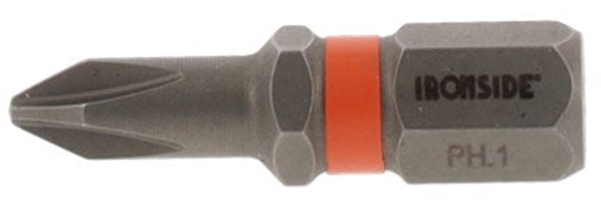 IRONSIDE BITS 1/4 25MM PH1-S2 - 10 ST