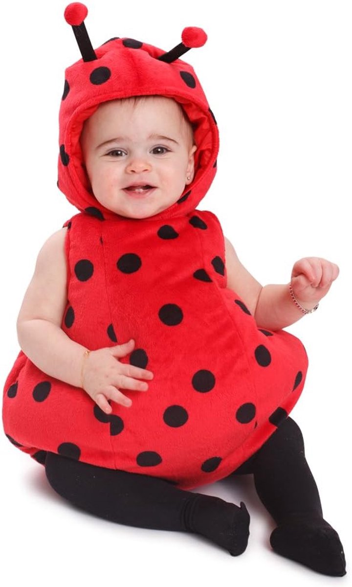 Thijox - Lieveheersbeestje Outfit Babymeisjes - Schattig Peuter Kostuum voor Rollenspel - Perfect voor Feestjes en Verkleedplezier - Makkelijk aan te
