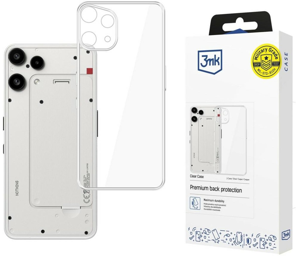 3Mk Transparante Hoes Voor De Schermbeschermer Van De Nothing Phone 3A Lite