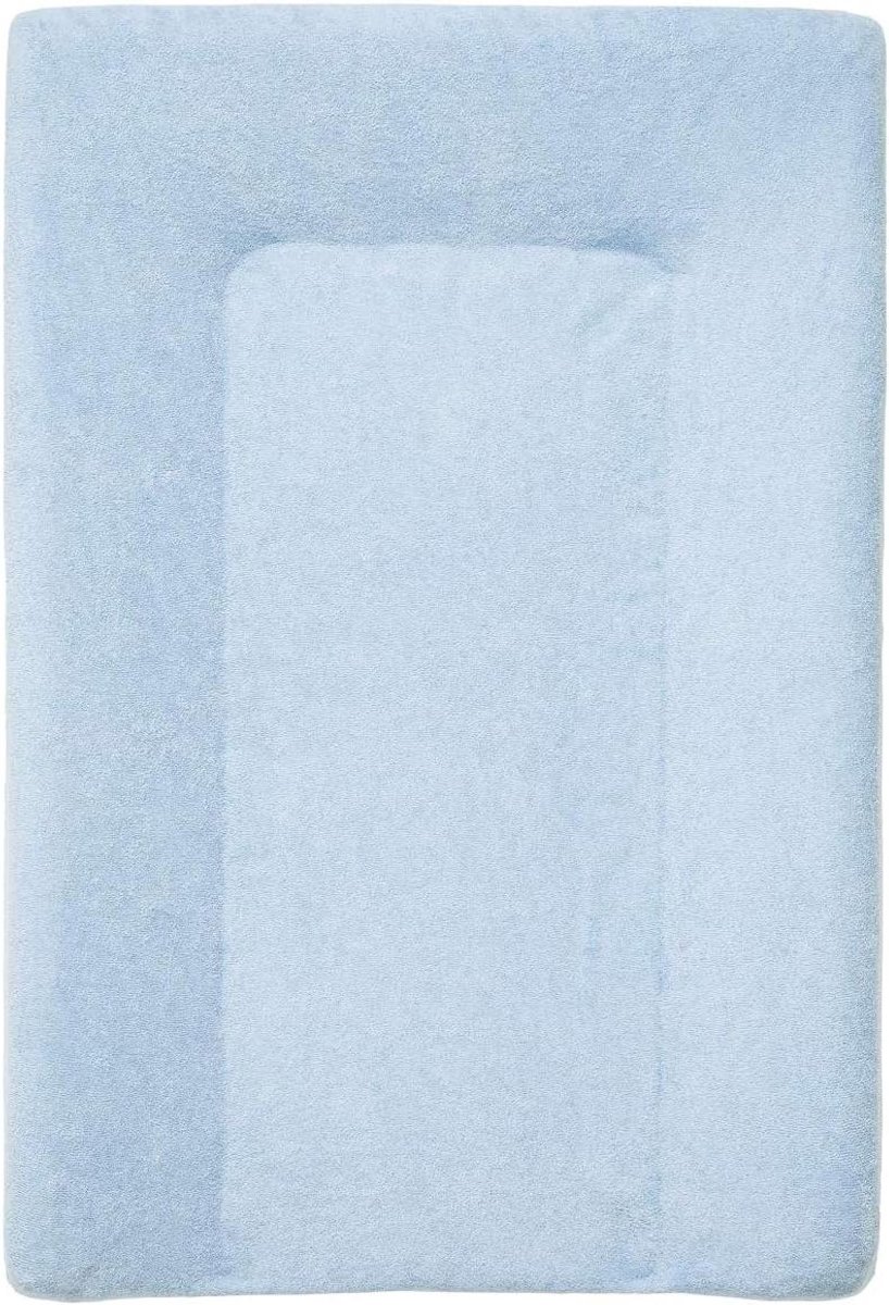 Aankleedkussenhoes Badstof - Baby Verschoonmat - Baby Verzorging - Absorberende Terry - 50 x 70 cm - Hemelsblauw