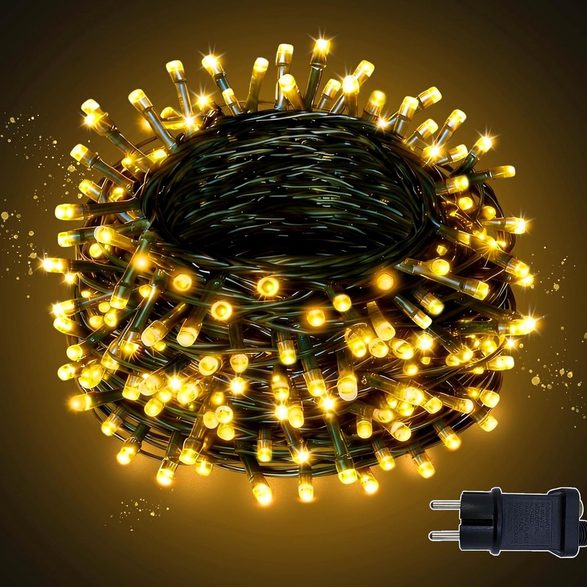 LED Slinger Verlichting - Lichtsnoer Buiten - Tuin Decoratie - Waterdicht IP44 - 10 meter - Warm Wit