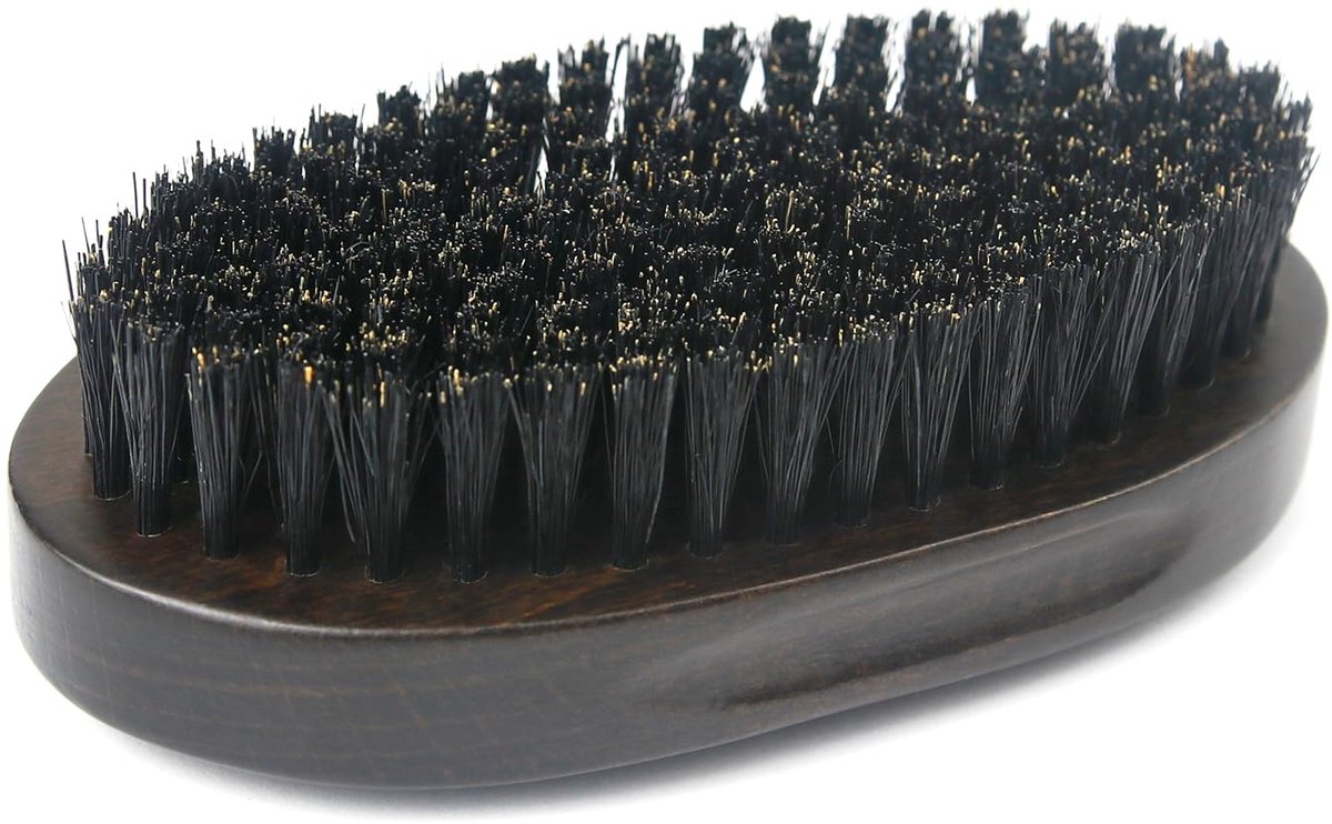 SnelShoppen - Baard Borstel Voor Mannen, Zwijnenhaar Baard Kam, Perfecte Baardverzorging Tool voor Mannen, Ideaal voor Thuis en Op Reis