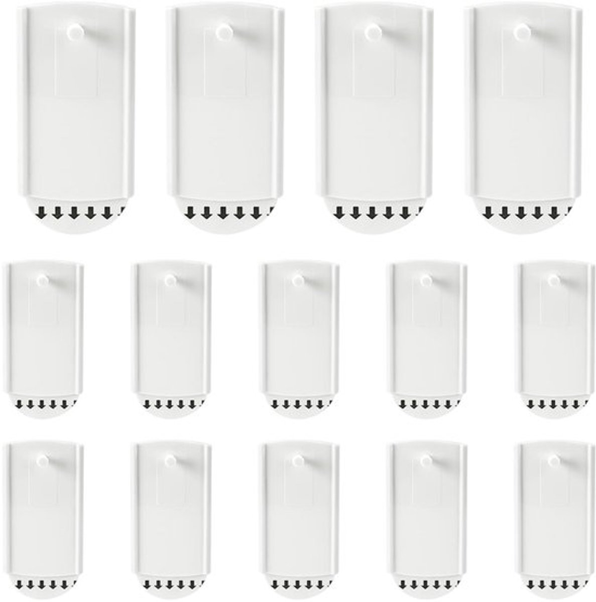 Plakspijkers 14 stuks - Zelfklevend - Fotohaken - Draagkracht tot 10 kg - Geschikt voor glas/hout/metaal - Hoogwaardige ABS materialen