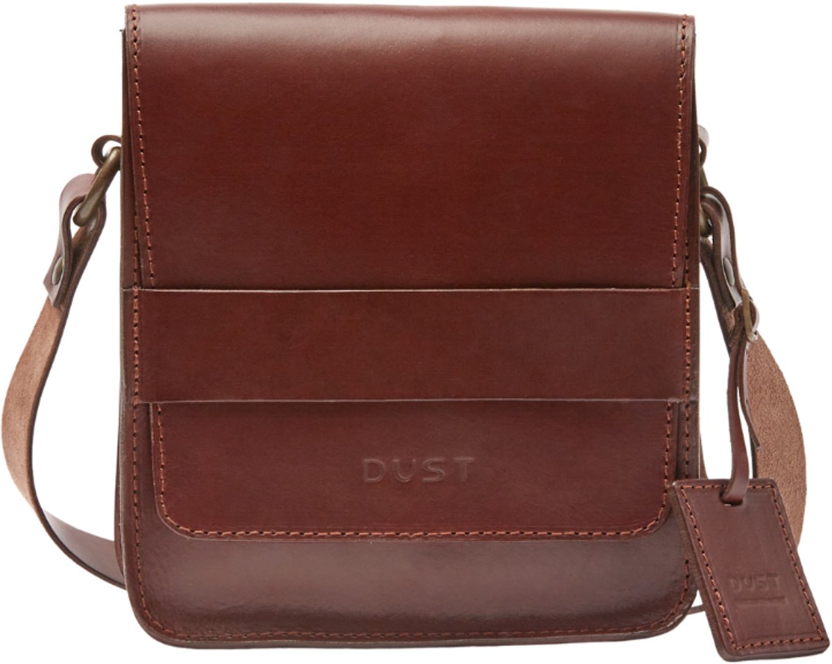 Leather Messenger Dark Brown Soho Collection