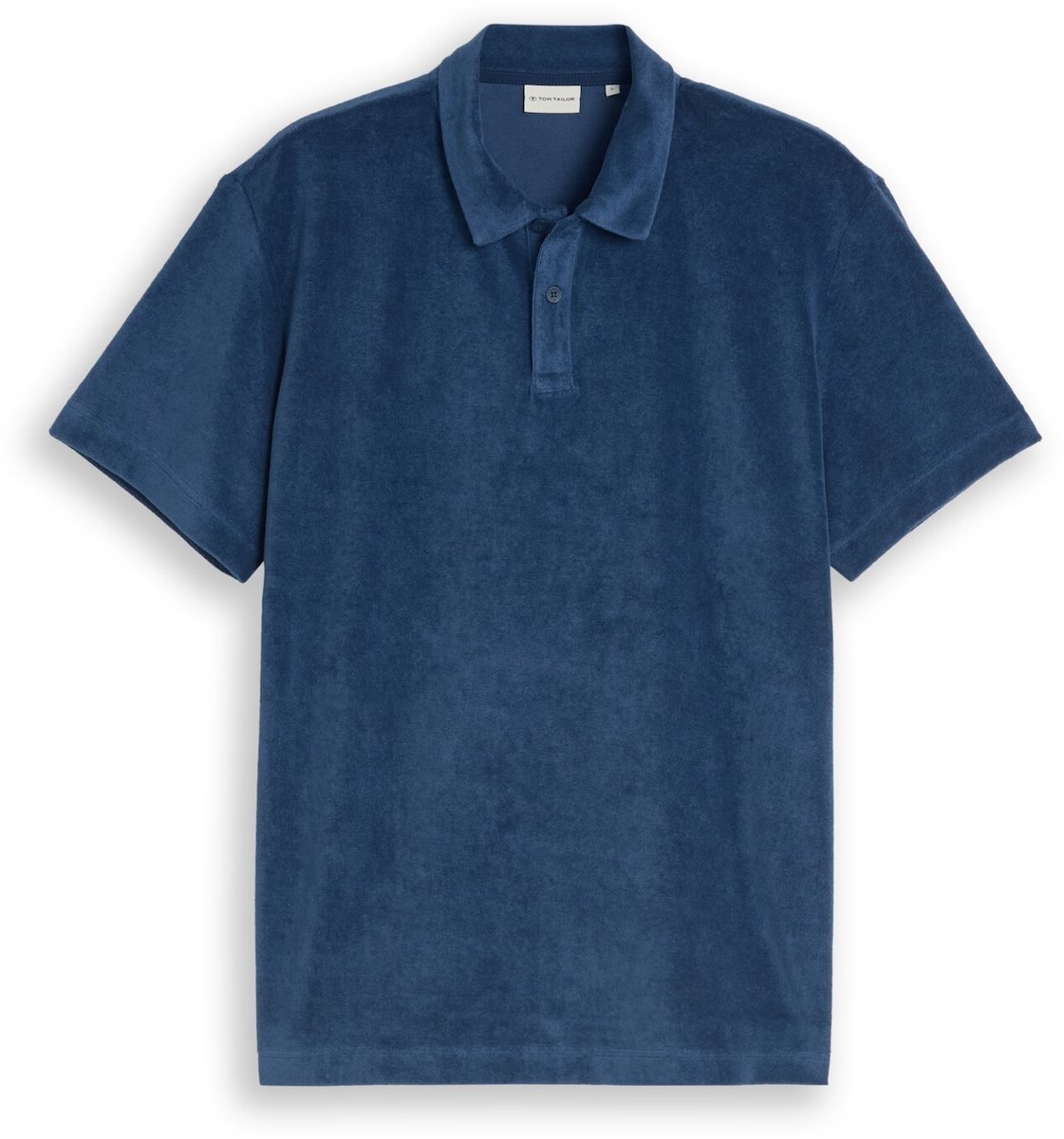 Tom Tailor - Poloshirt van badstof - Maat XXXL - Dark Duck Blue