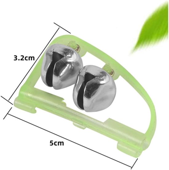 6 Stuks Bijtindicatoren voor Nachtvissen, Visbelletjes, Alarmbelletjes voor Hengels, Perfect voor Buitenactiviteiten en Visuitjes — afbeelding 3