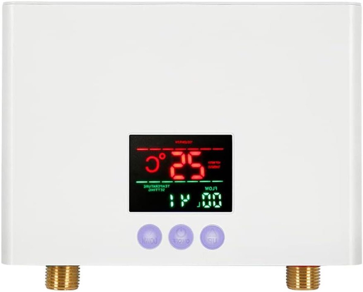 Elektrische Doorstromer - Direct Warm Water - Keuken Badkamer - 3 Temperatuurstanden - 3000 Watt - Wit