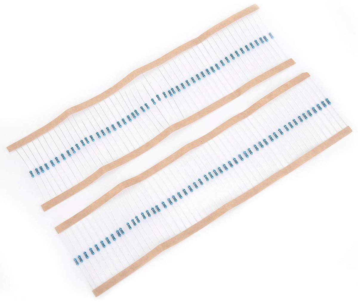 600-delige Weerstand Kit, Weerstand Assortiment voor Elektronica, Ohm Weerstanden 1K, 2K, 3K, 10K, Ideaal voor Universele Printplaten en Hardware