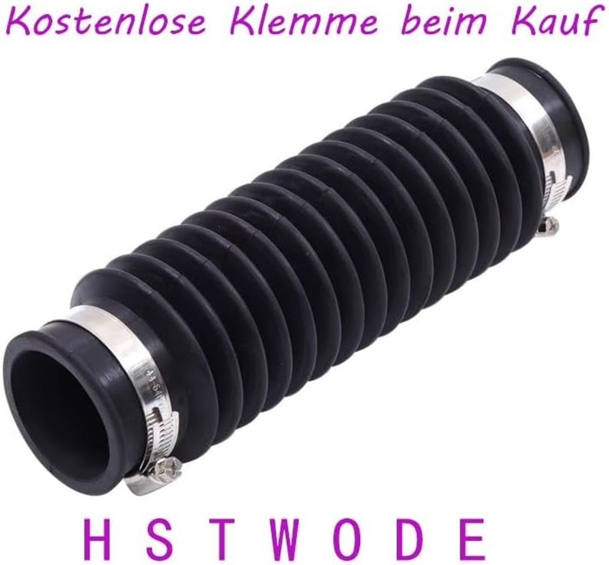 Verbindingsslang voor Keuken en Pompen, Duikpomp Slang, Vervangbare Golfrubber Slang, Flexibele Slang met 250 mm Binnen Diameter en 300 mm Lengte