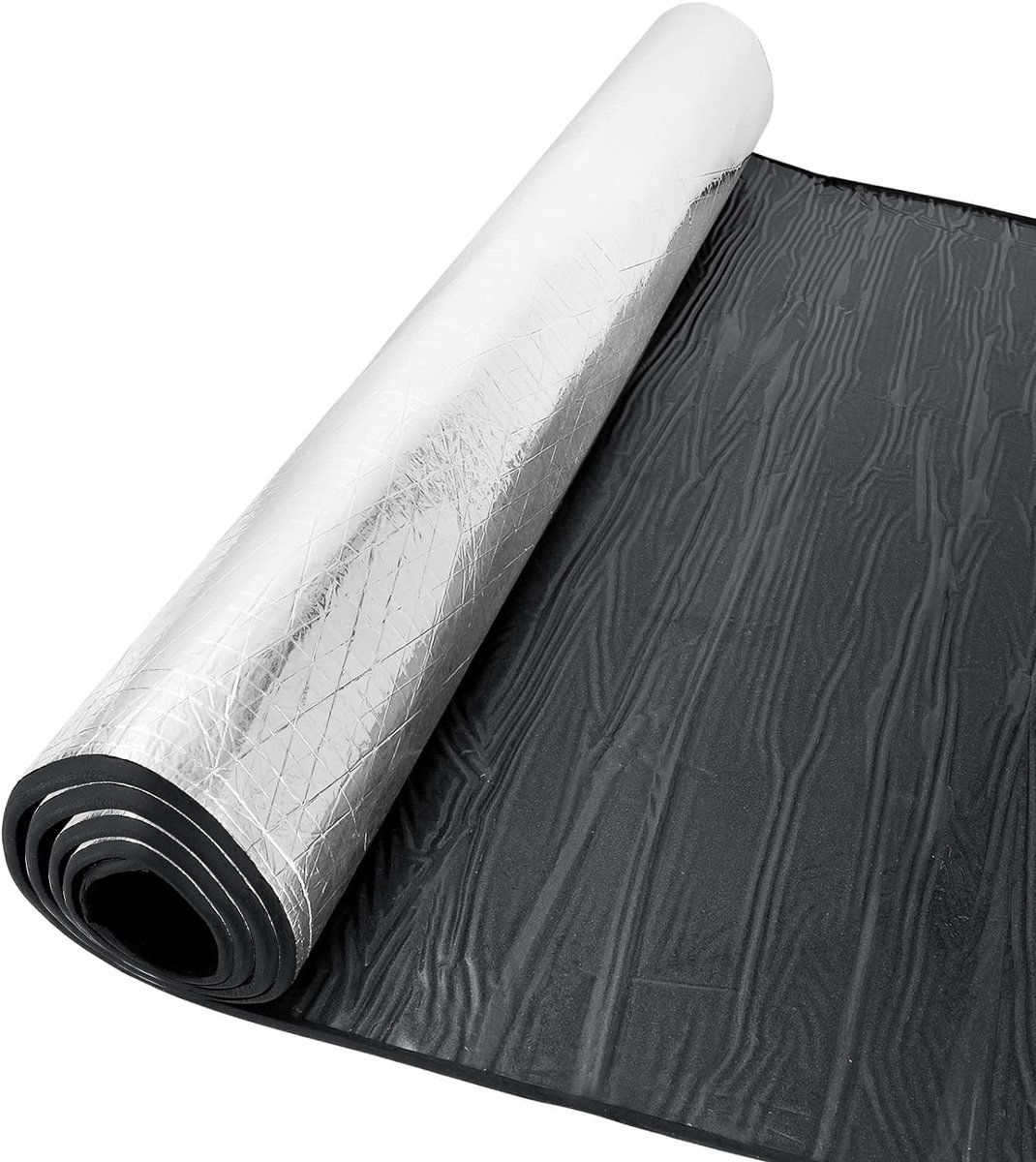 SnelShoppen - Zelfklevende Isolatieplaat 7 mm Aluminium - Isolatiefolie voor Vloer, Muur, Loft - Rubber Isolatie, 32 cm x 10 m - Effectieve Warmte en