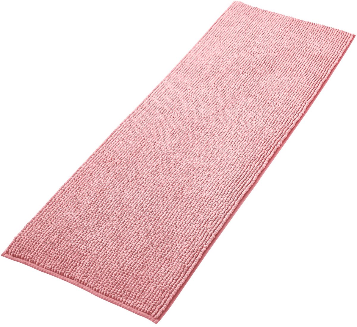 SnelShoppen - Decomira Badmat Anti-Slip Soft Chenille 50x150 cm | Super Absorberend, Machinewasbaar, Roze | Ideaal voor Badkamer, Douche, Bad of WC Ma