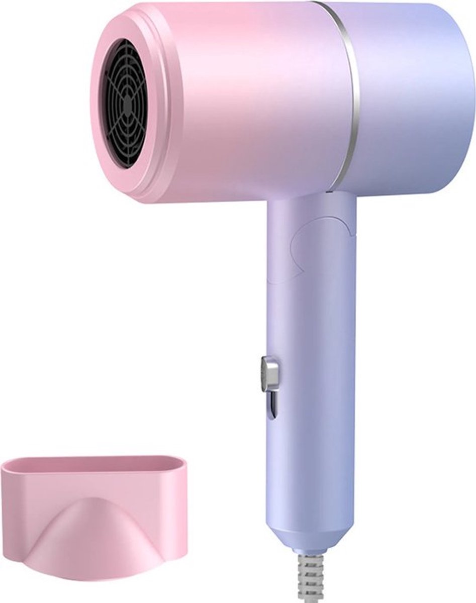 Haardroger, haardroger met stylingmondstuk, professionele haardroger met negatieve ionen (3 temperatuurstanden en 2 windsnelheden), mini-haardroger.
