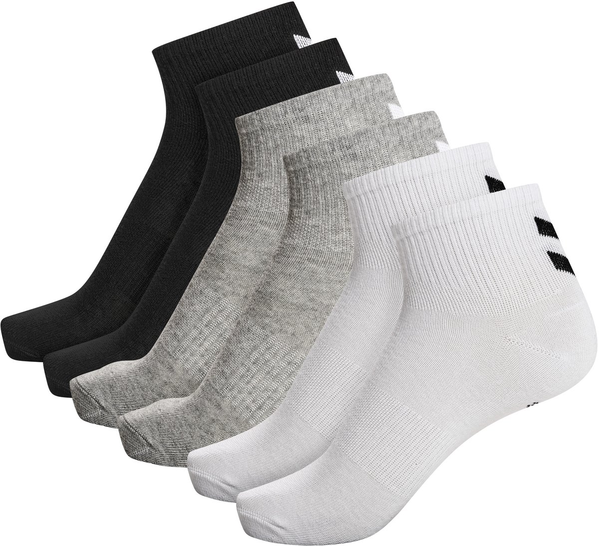 hmlCHEVRON 6-PACK MID CUT SOCKS