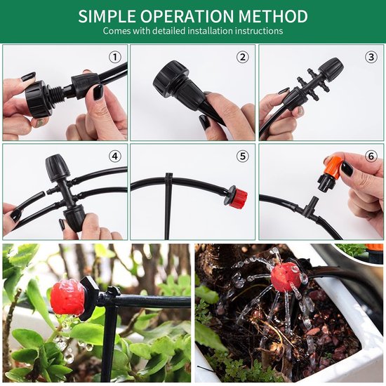 Druppelirrigatiesysteem Tuin