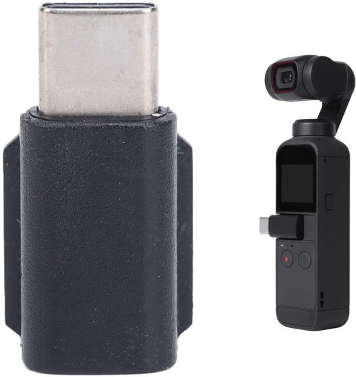 Type C-adapter - USB C connector - Perfect voor smartphone-dataconnector - Compact formaat - Geschikt voor camera's - Verbind je telefoon...
