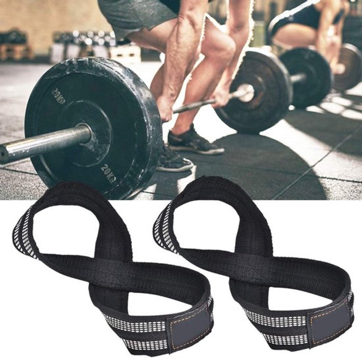 Wristband Schokbestendig - Gewichtheffen - Fitness - Gewichtheffen - Nylon - Antislip Rubber Band - 1 Paar