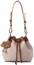 Asir - Schoudertas - Bruin - 48 x 12 x 25