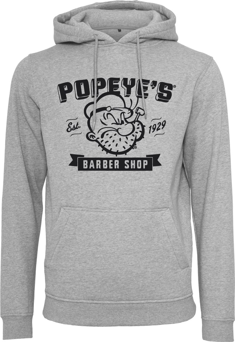 Merchcode Popeye - Popeye Barber Shop Hoodie/trui - L - Grijs