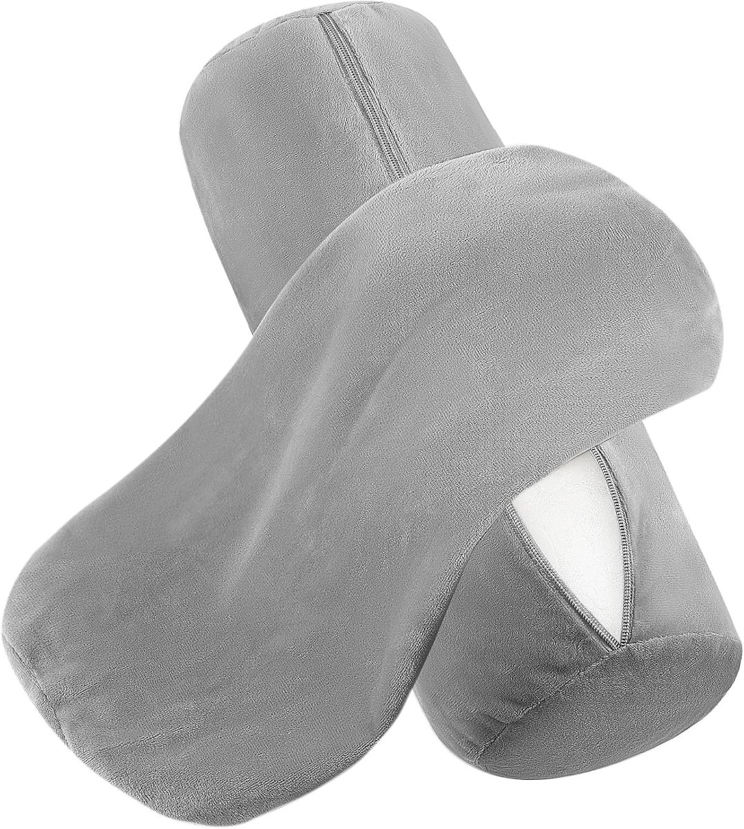 2-Pack Nekrol Bescherming, 40 x 15 cm Nekrol Kussenbeschermer voor Geheugenfoam Kussens en Neksteun Kussens