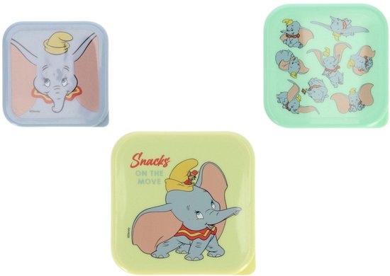 Snackbox 3in1 - Disney Dumbo - Lunchbox van Mepal — afbeelding 4