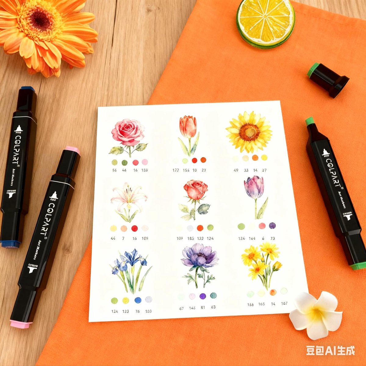 SnelShoppen - 168 Kleuren Alcohol Markers - Permanente Marker Set voor Manga, Design & Tekenen - Brush Twin Markers voor Kinderen en Volwassenen