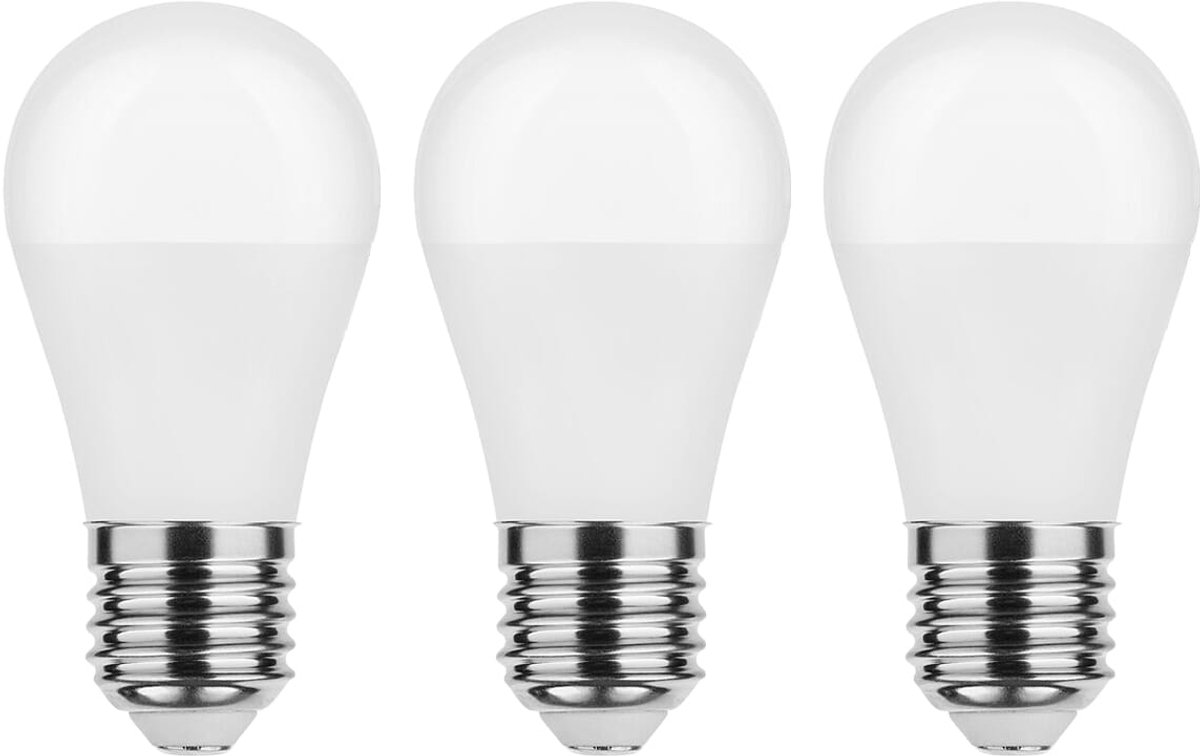 Modee E27 LED Lamp - 8.5W 806LM 2700K - Warm Wit - LED Globe Mini G45 - Vervangt 60W Halogeen Gloeilamp - 3 stuks