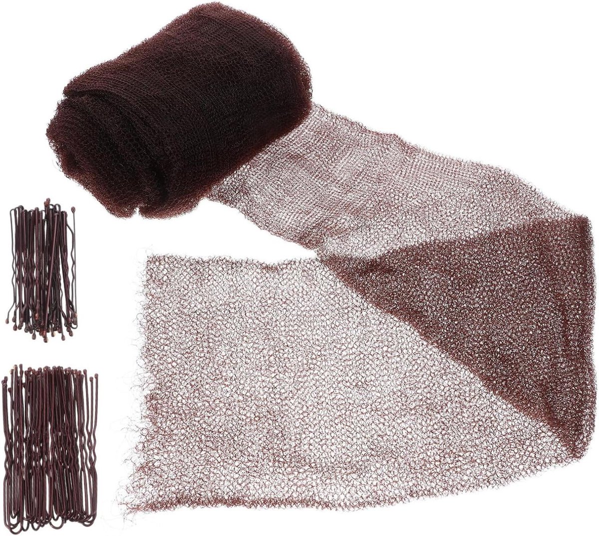 Haarstyling Inserts - Volume Kussentjes - Natuurlijk Volume Creëren - Lichtgewicht en Onzichtbaar - 6 x 05 cm - Bruin