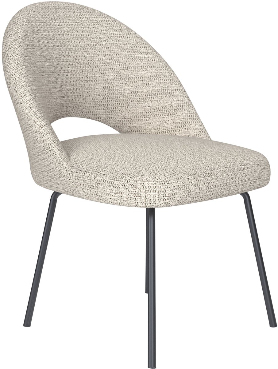 Housecraft Living Mick Eetkamerstoel Metaal Off-White - Beige