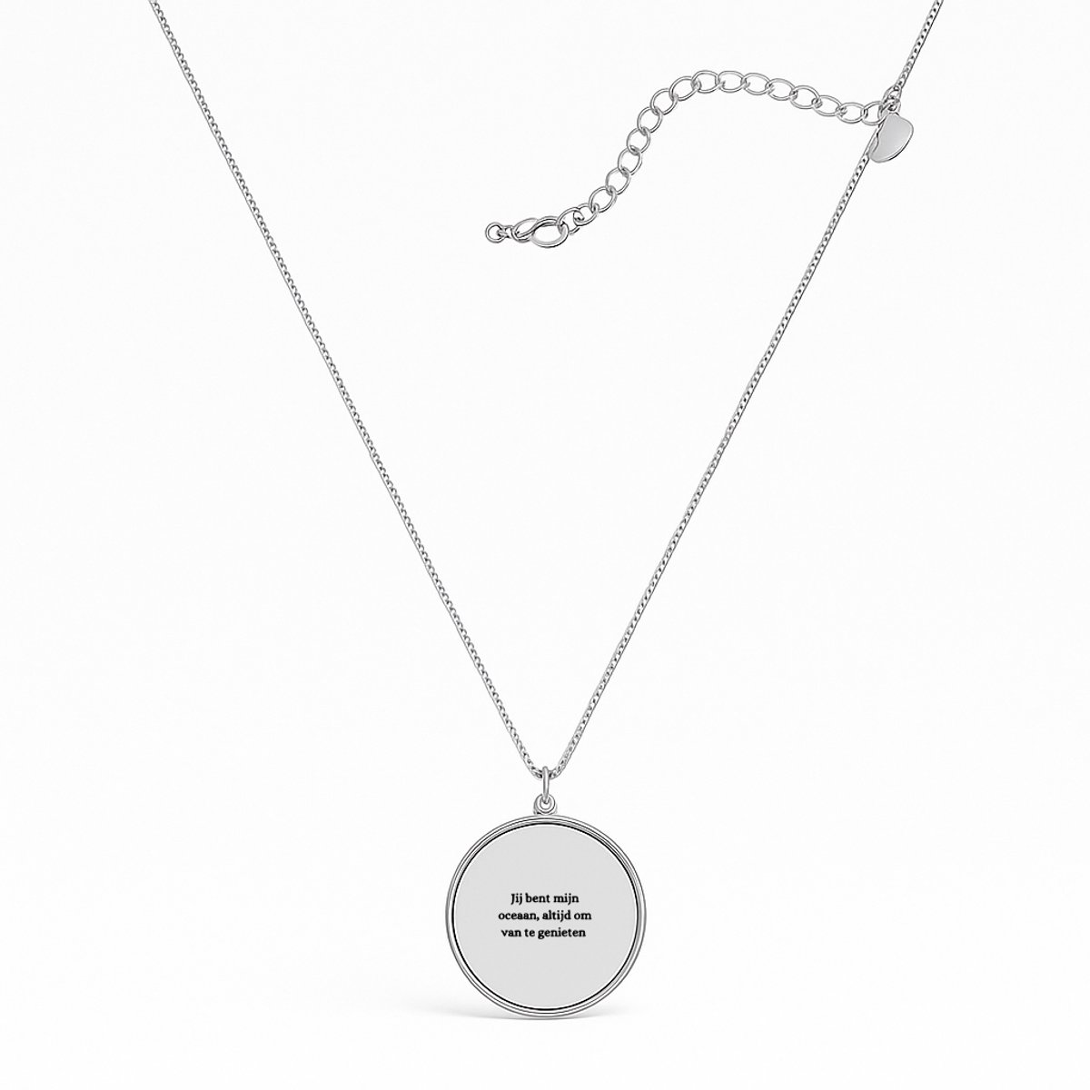 Jij bent mijn oceaan altijd om van te genieten ketting - ketting met hanger - Quotes - Familie vrienden - Cadeau - ketting dames - ketting heren