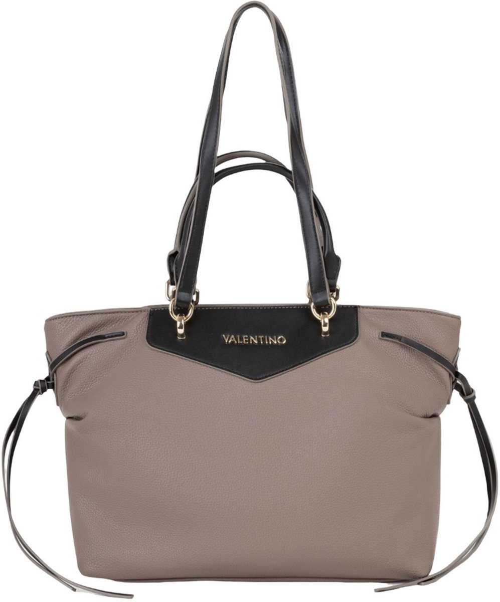 VALENTINO shopper schoudertas Fiamma Re Shopping Bag Taupe / Nero