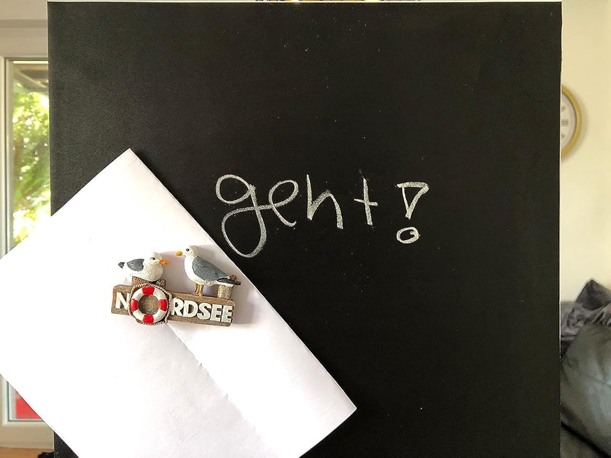 Thijox - Magneetbord Memobord Zelfklevend met 5 Sterke Magneten - Beschrijfbaar en Afwasbaar - Magnetisch Notitiebord voor Kantoor, Keuken, Koelkast -