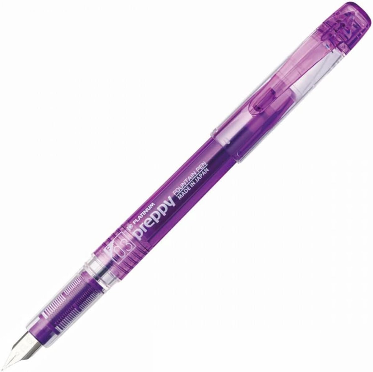 SnelShoppen - Vulpen Fine 0.3mm Paars - RVS Nib, Slip en Seal Mechanisme, Soepele Schrijfstijl, Perfect voor School, Werk en Creatieve Projecten