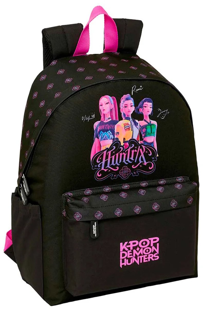 Kpop Demon Hunters Huntrix Rugzak Meisjes – Schooltas met Laptopvak Zwart