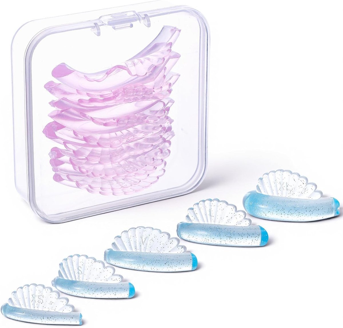 Set van 20 Herbruikbare Silicone Wimperlifting Pads in 5 Maten voor Alle Oogvormen - Perfect voor Wimperlifting en Oogmake-up