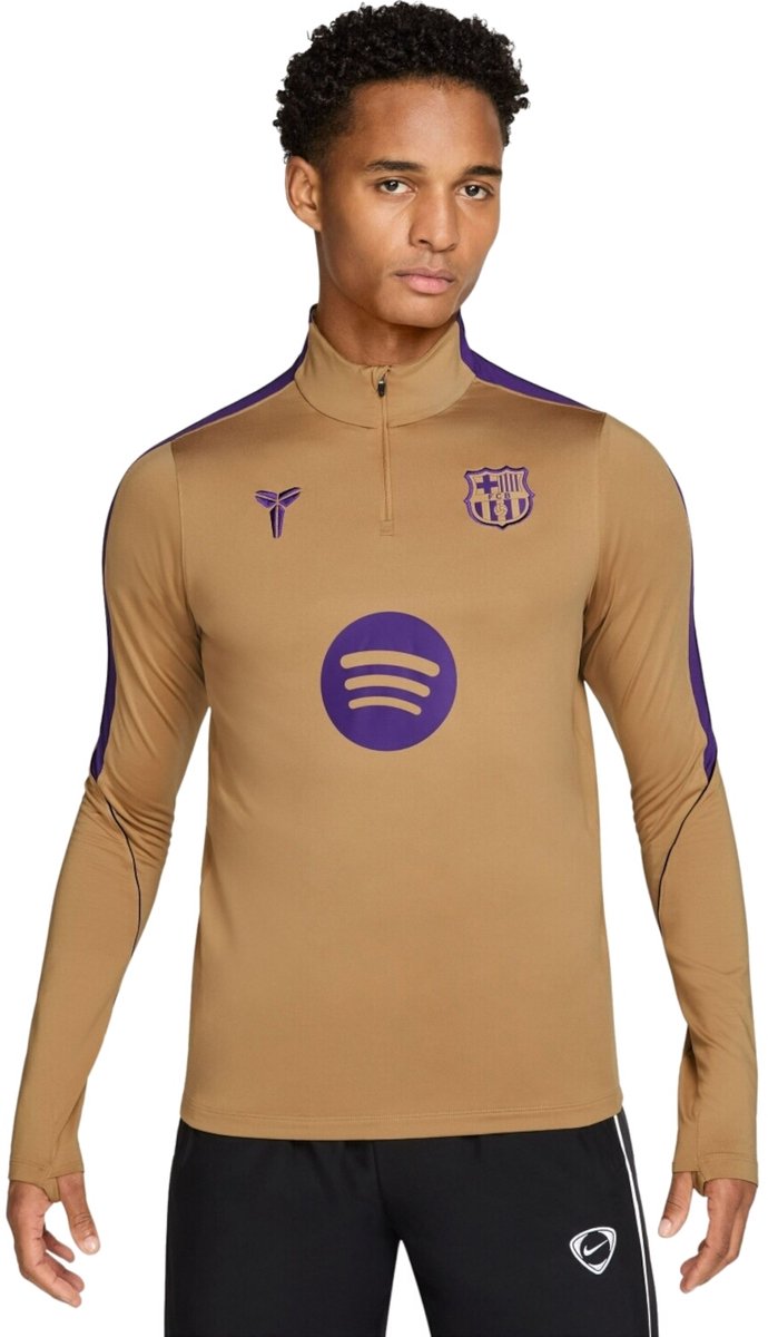 Nike Fc Barcelona Strike Drill Top Iq1309-745 - Kleur Geel - Maat S