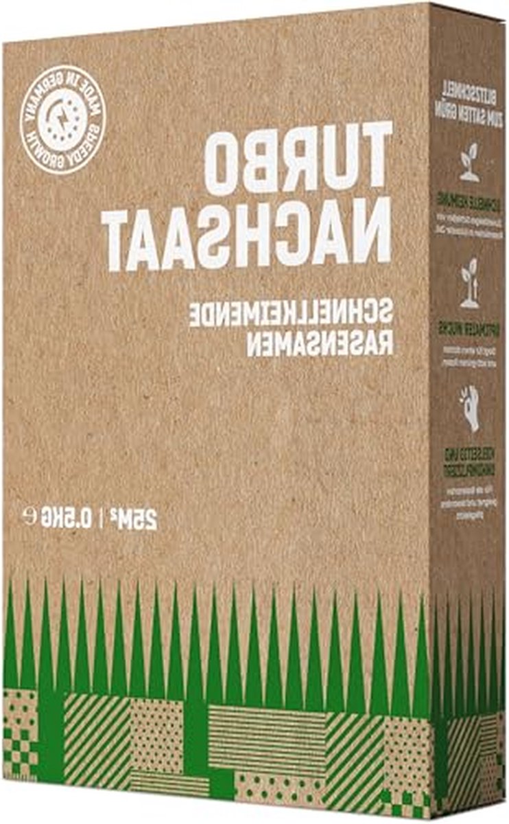 Graszaad - Gazonzaad Nazaaien - Gazon Herstellen - Snelkiemend - 05 kg - Groen