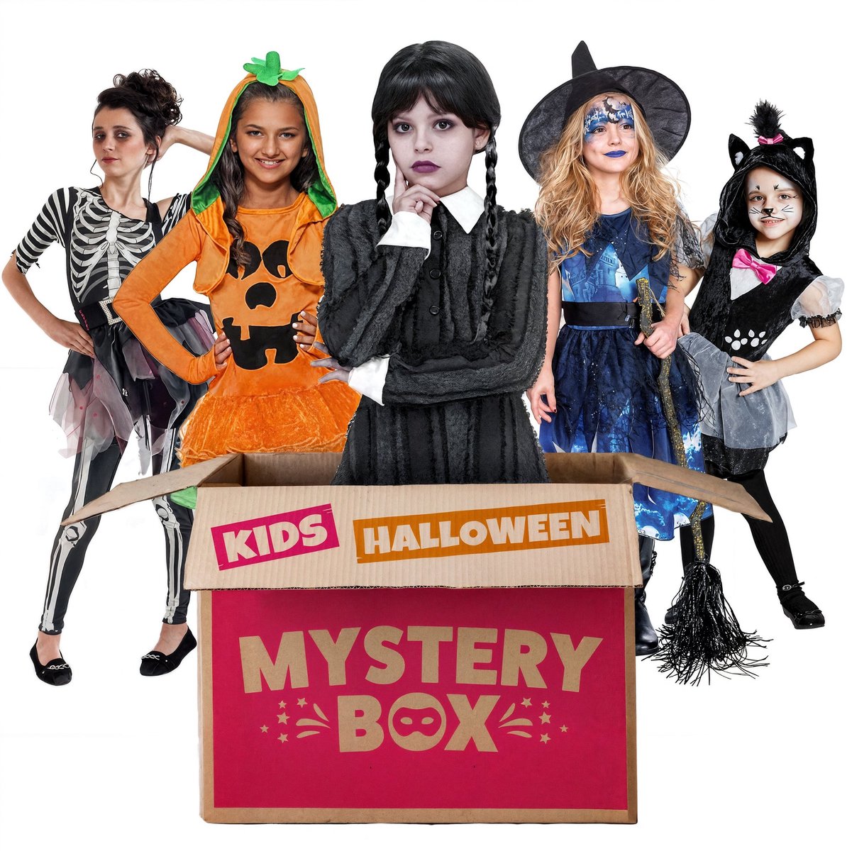 Mystery Box Halloween – 3 kostuums voor meisjes