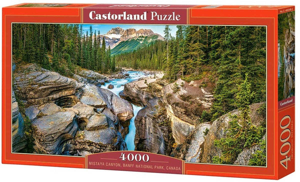 Solidchoice - Mistaya Canyon Puzzel van 4000 Stukken