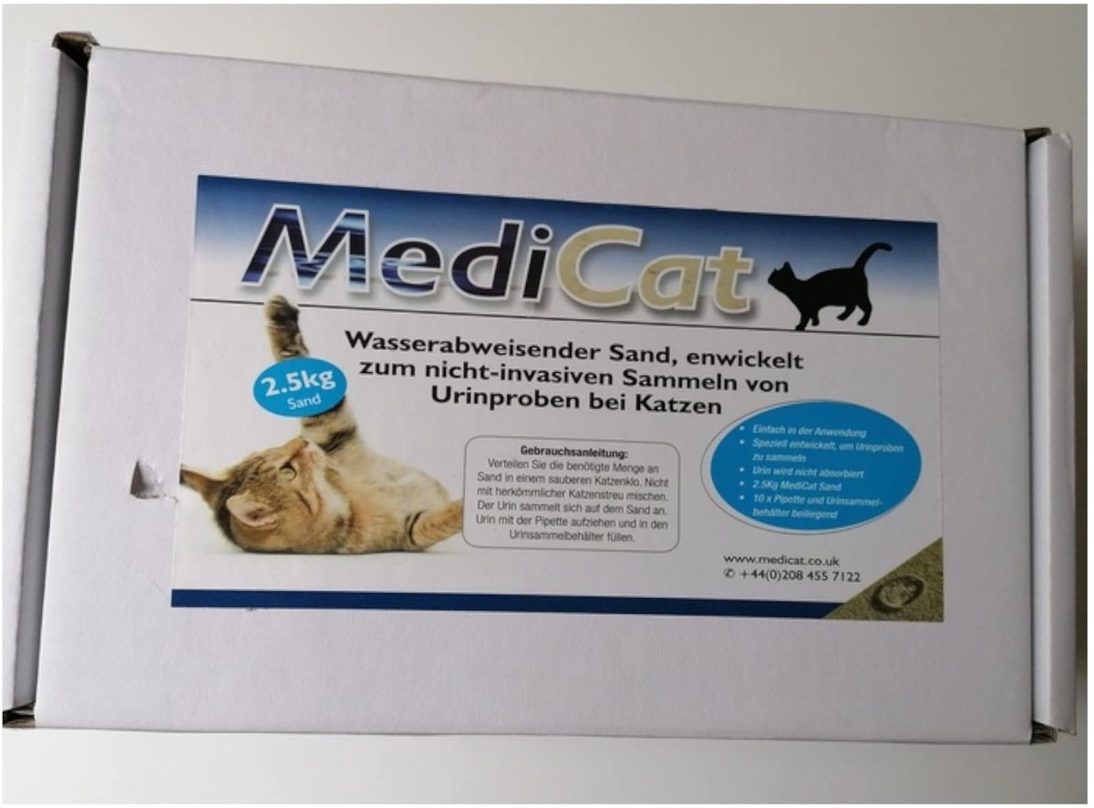 Solidchoice - Hydrofobe Kattenbakvulling voor Urine Monsters, 2.5 kg