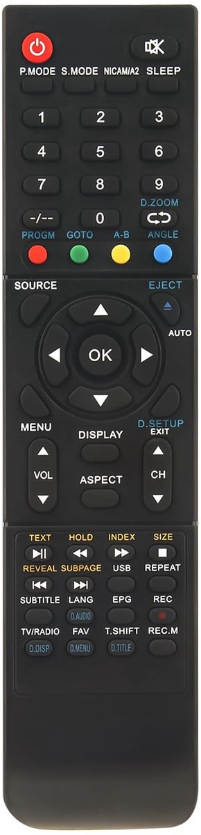 Solidchoice - Vervangende Afstandsbediening voor JVC TV's