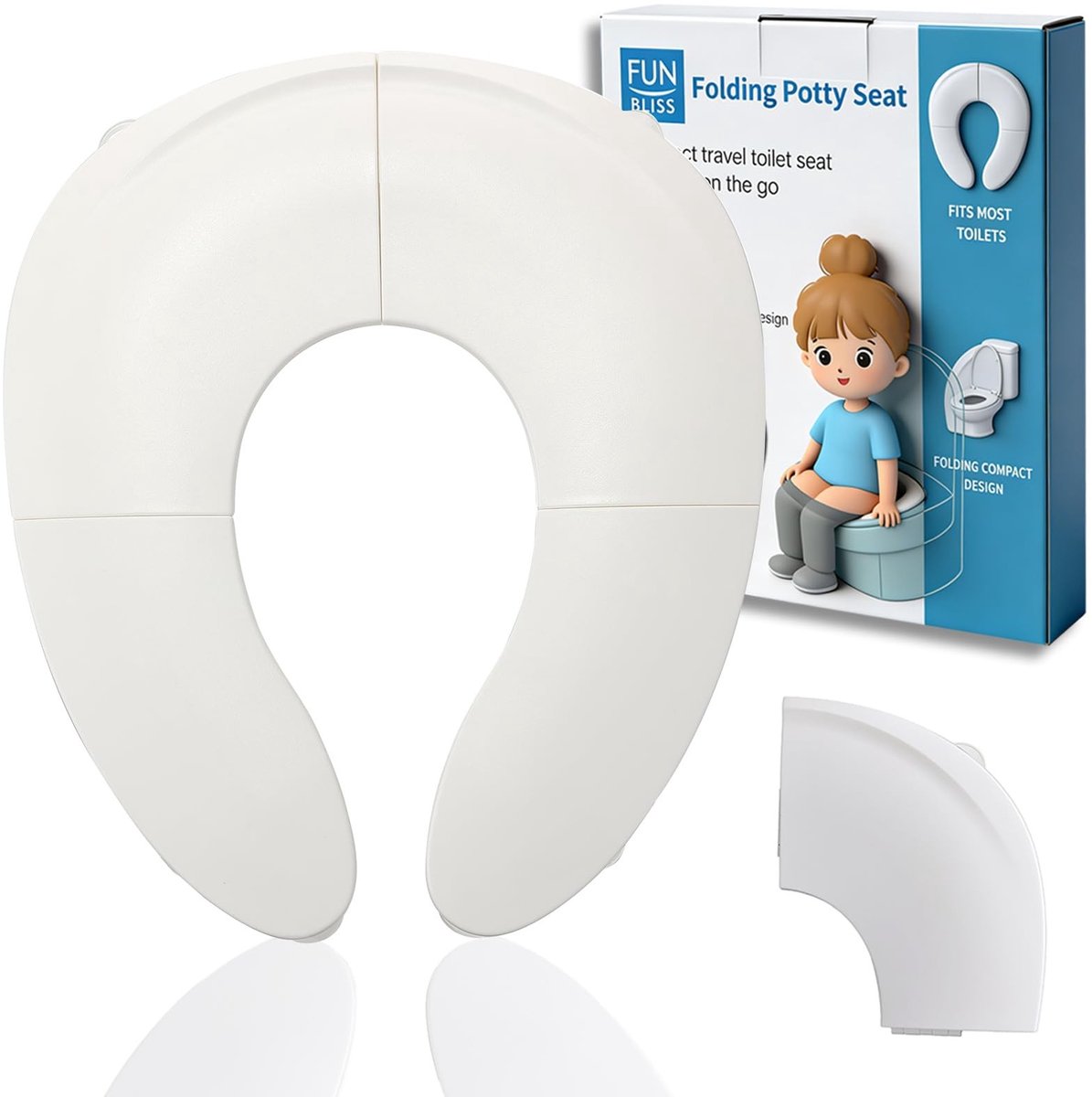 Solidchoice - Opvouwbare Toiletverkleiner voor Kinderen - Hygienisch en Compact