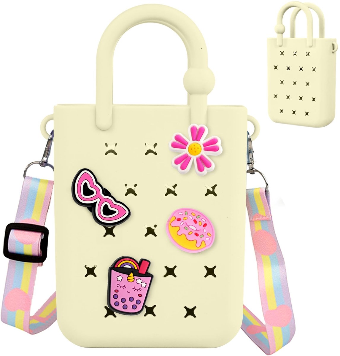 Solidchoice - Mini Waterdichte Strandtas voor Dames en Meisjes