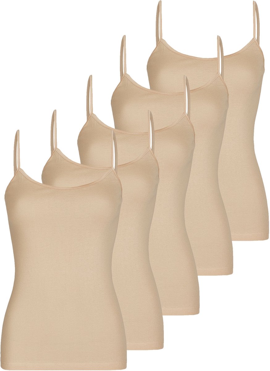 5-pack Hemdje met spaghettibandjes Daily